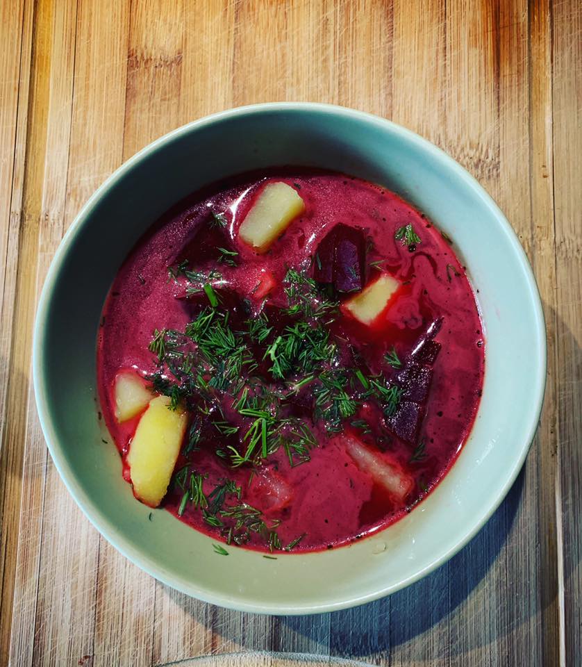 BARSZCZ CZERWONY ZABIELANY