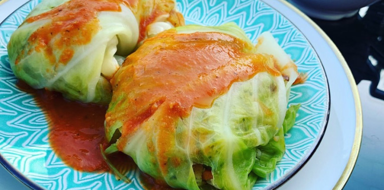 WEGETARIAŃSKIE GOŁĄBKI NA PARZE