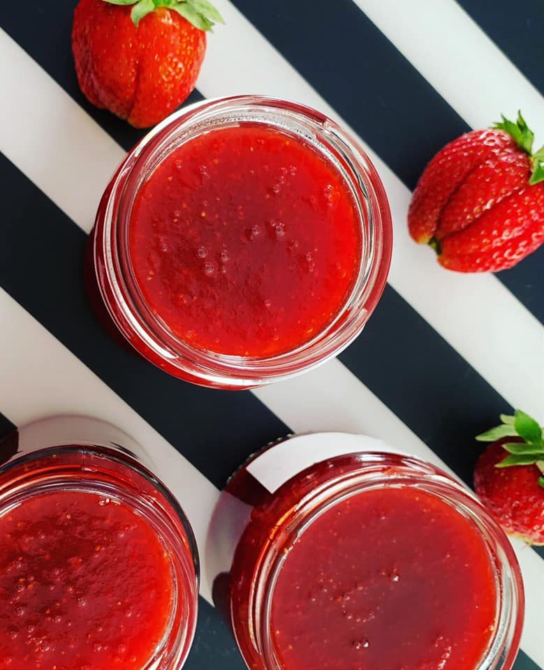 DŻEM TRUSKAWKOWY BEZ CHEMII, ŻELUJĄCYCH CUKRÓW