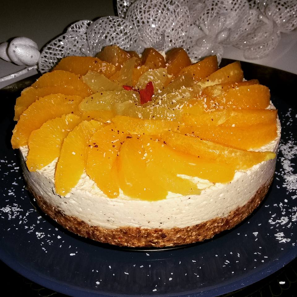 WEGAŃSKA TARTA CYTRYNOWA