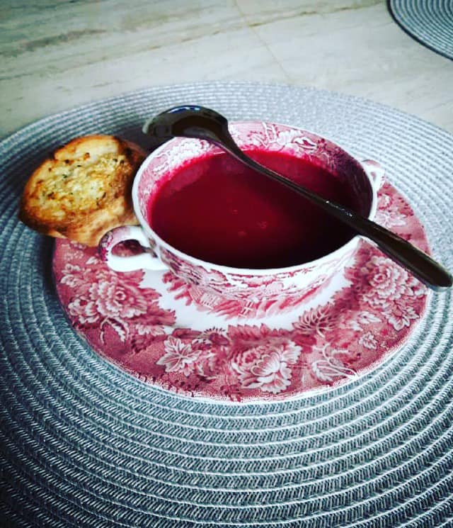 KREM Z PIECZONYCH BURAKÓW