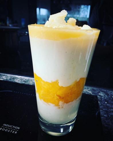 JAGLANY PUDDING Z BRZOSKWINIAMI