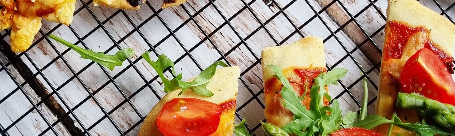 podpłomyki ze szparagami