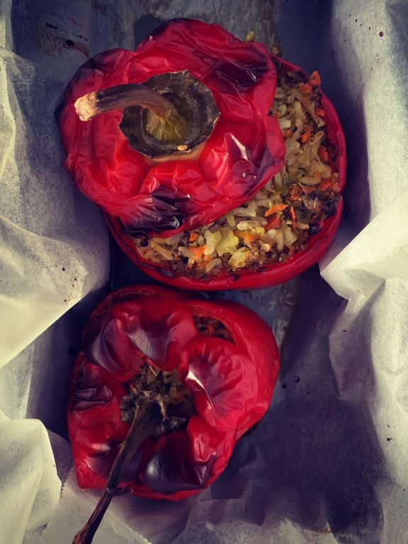 WEGETARIAŃSKIE FASZEROWANE PAPRYKI